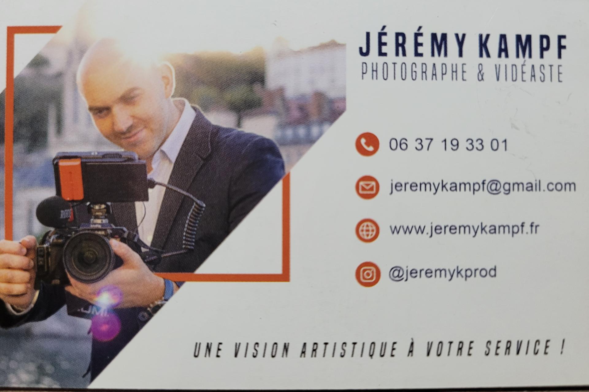 Photographe / Vidéaste Jérémy Kampf